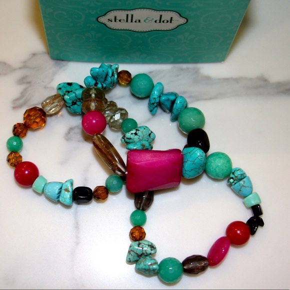Stella & Dot Jewelry - Stella & Dot Carnival Stretch Bracelets